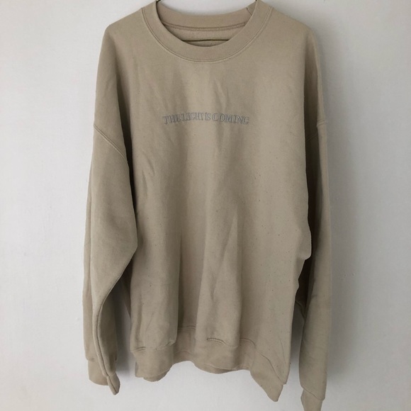 Ariana Grande Tops - the light is coming crewneck